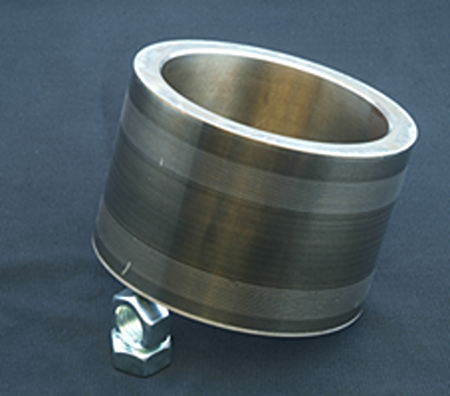 Seamless micro structured sleeve with a diameter of 150mm