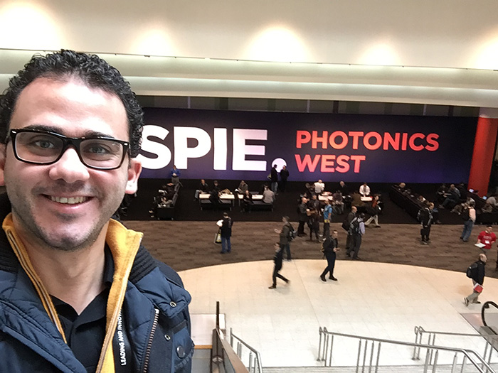 Mr. Mohammad Abdo has represented the SPA-Lab at the Photonics West 2017 conference in San Francisco, CA, USA